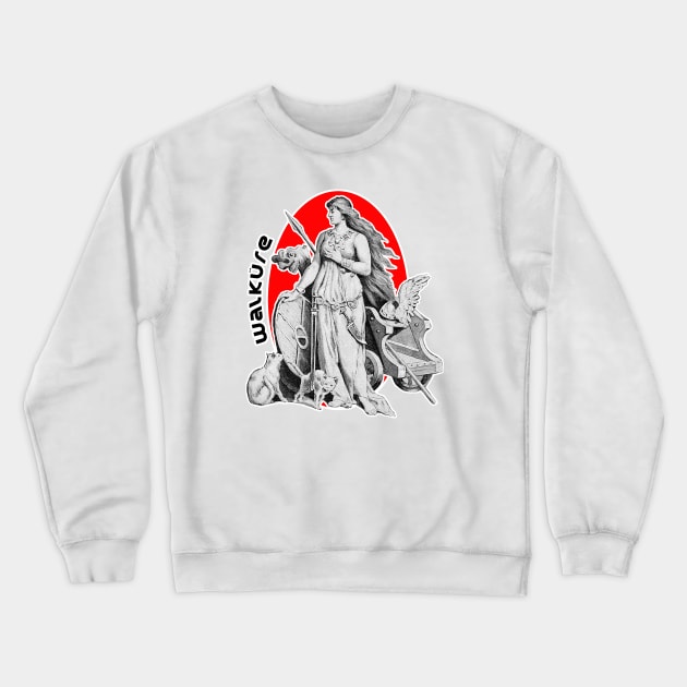 Vikings: Daughter of Odin the Valkyrie Body Collector Crewneck Sweatshirt by Marccelus